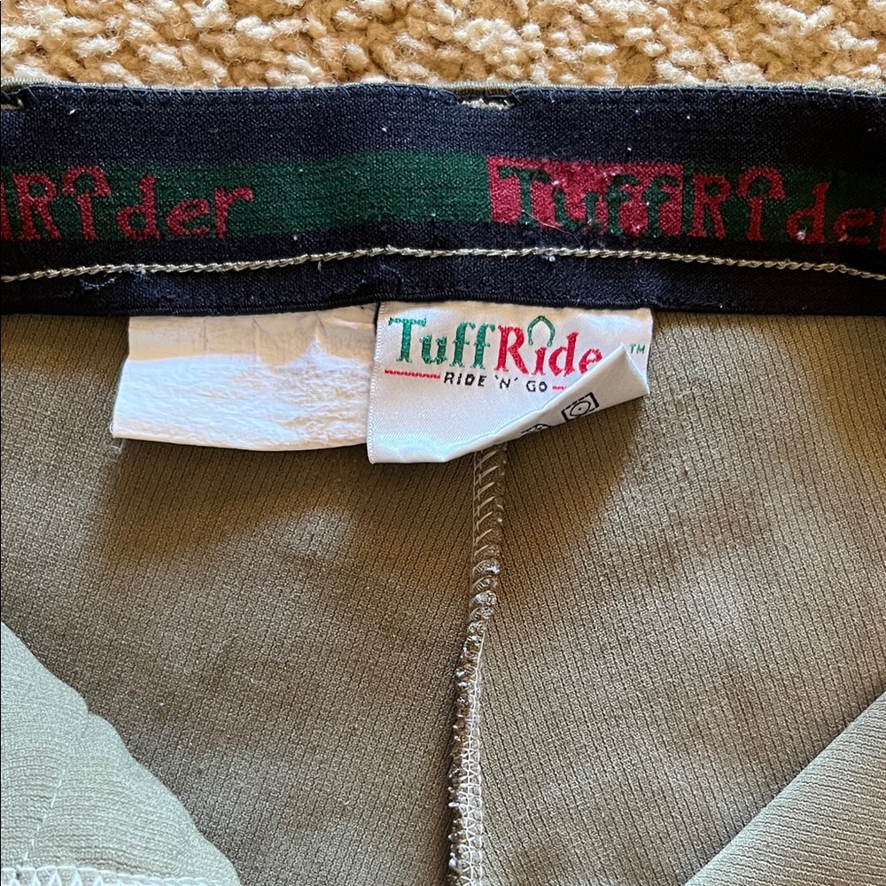 Tiff Rider Olive Green Equestrian Riding Breeches - Picture 8 of 11